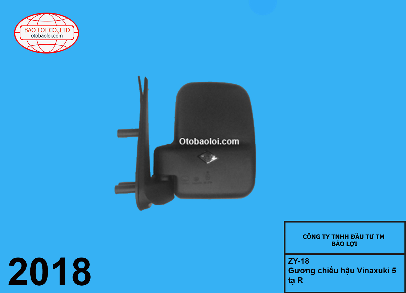 Gương chiếu hậu Vinaxuki 5 tạ R