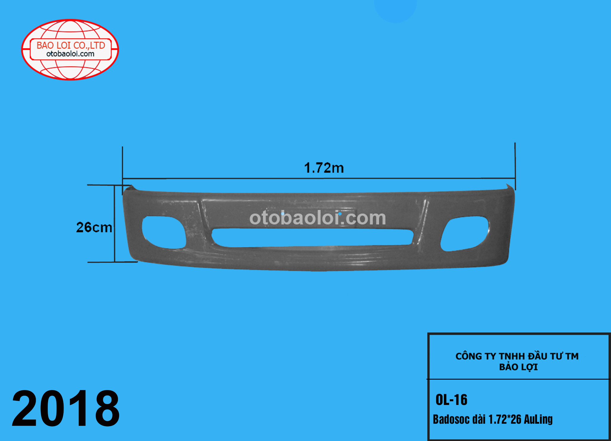 Badosoc dài 1.72*26 AuLing