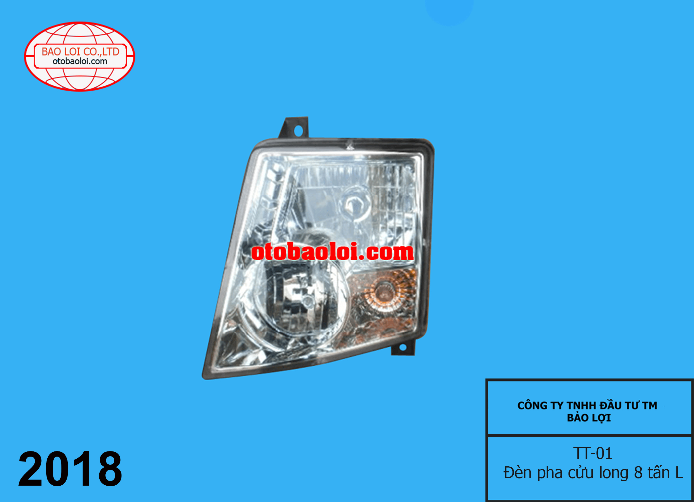 Đèn pha cửu long 8 tấn L