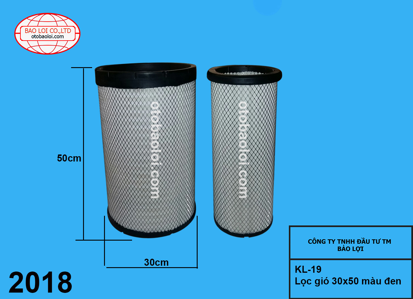 Lọc gió 30x50 màu đen (loại đẹp)