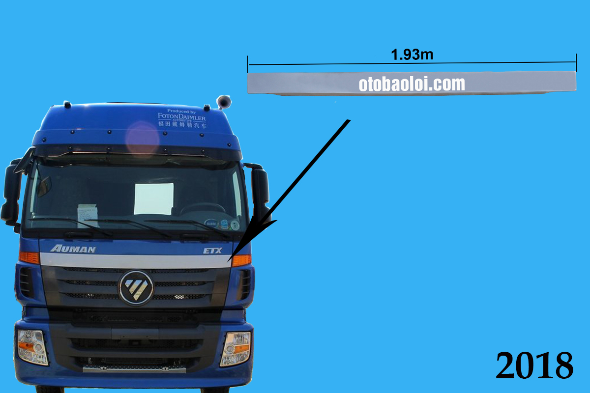 nẹp trang trí  mặt galang dài 1.93m