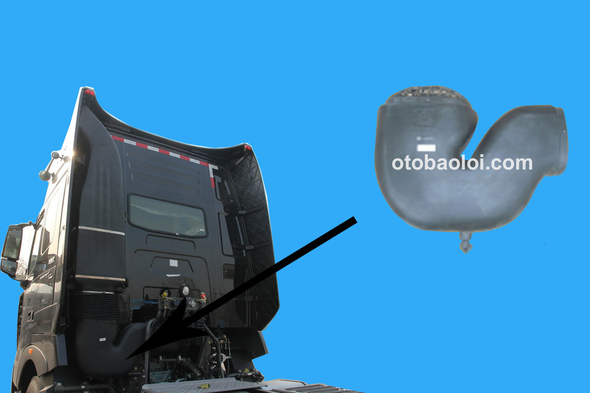 Dấu hỏi sau cabin Howo A7