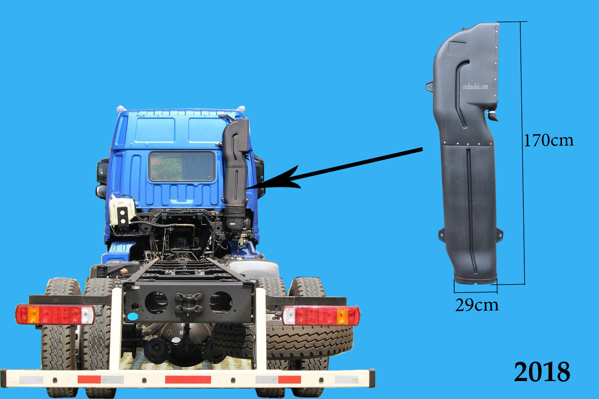 Ống hút gió dài 1.7m H3