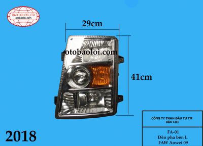 Đèn pha bên L FAW Aowei 09