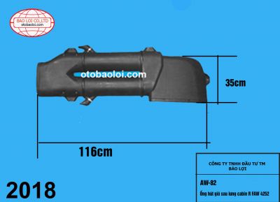 Ống hút gió sau lưng cabin R FAW 4252