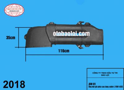 Ống hút gió phía sau lưng cabin L FAW 4252