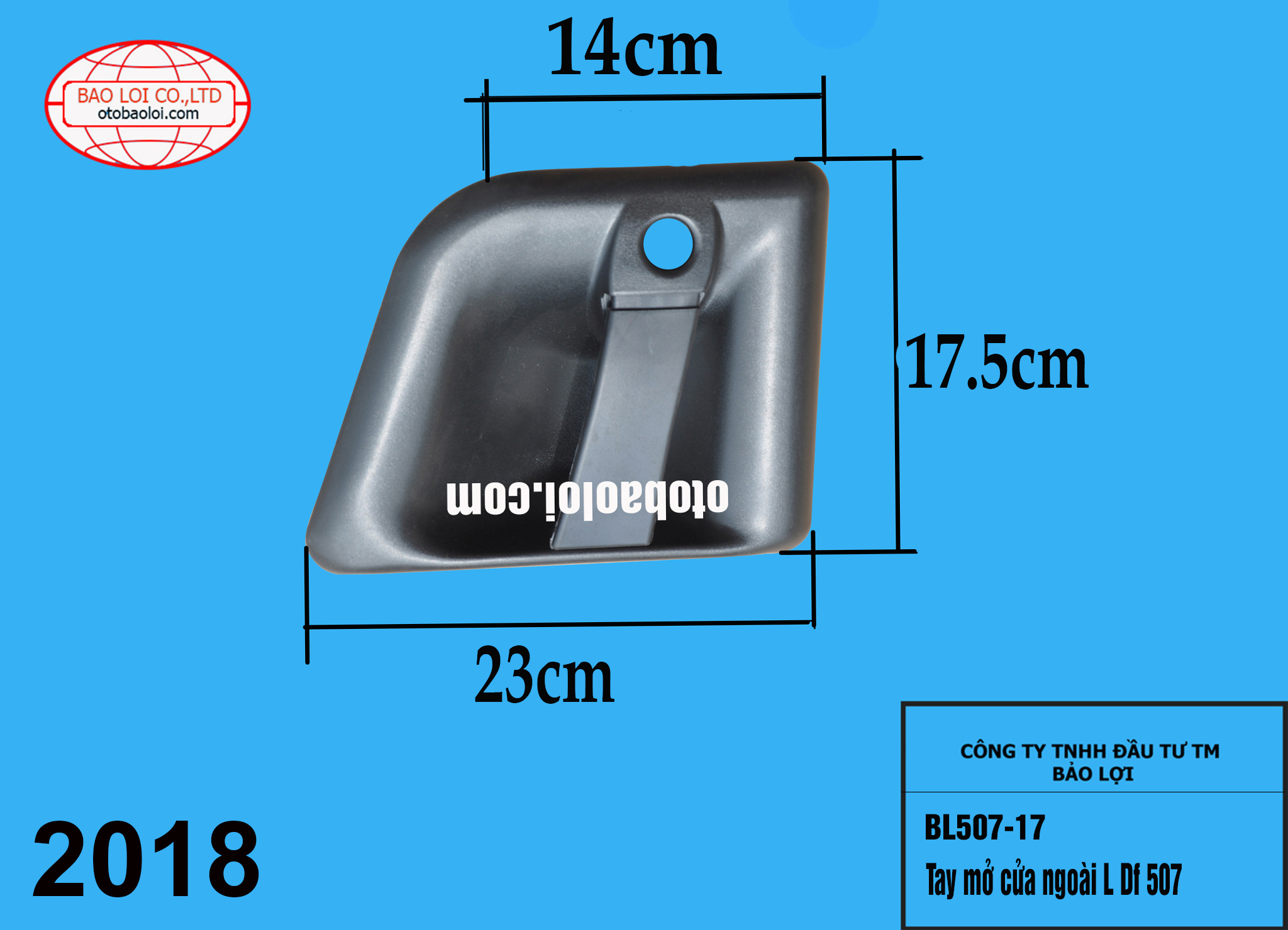 Tay mở cửa ngoài bên lái BL507