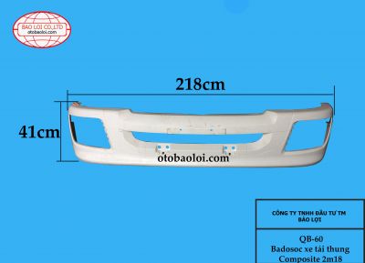 Badosoc xe tải thung Composite 2m18