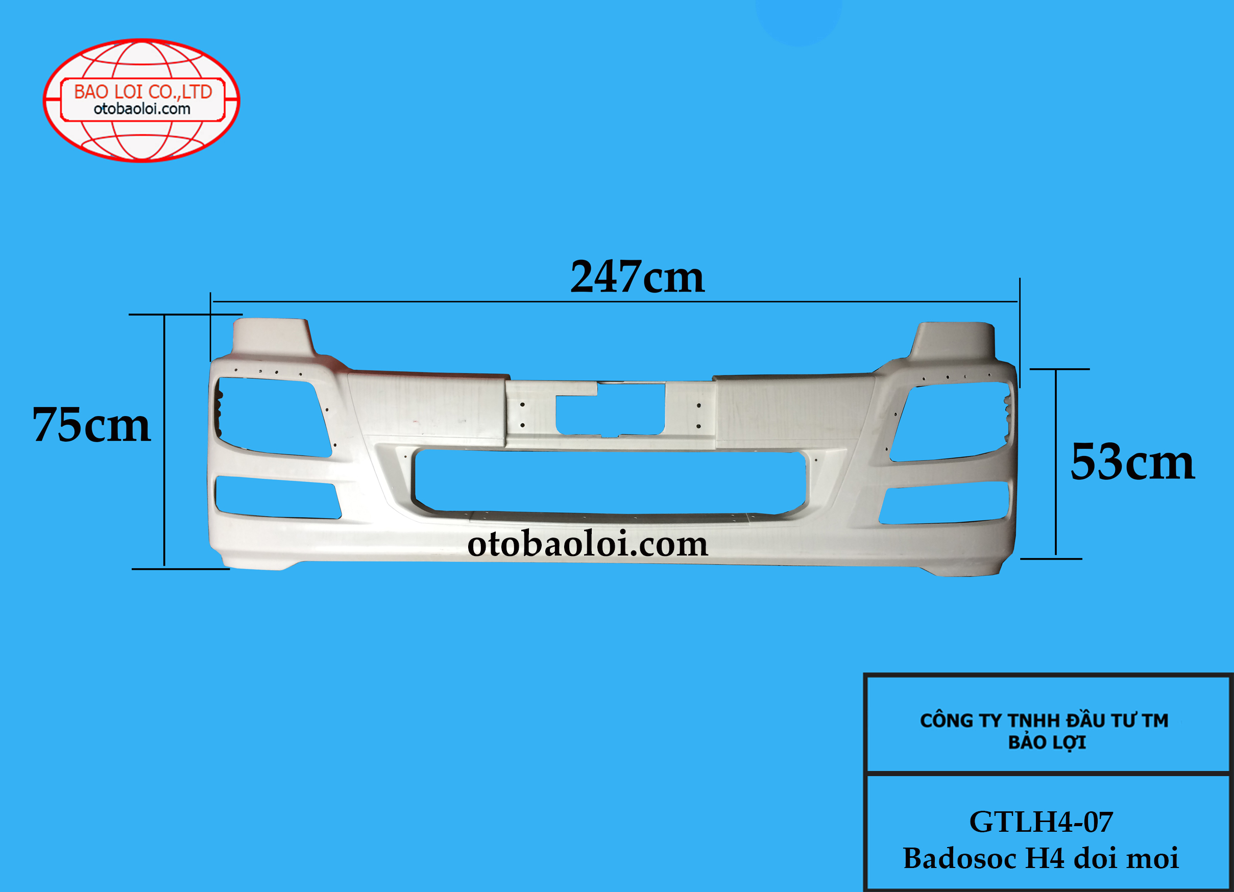 Badosoc H4 đời mới 2m47