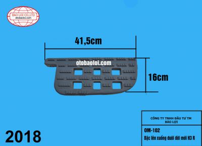 Bậc lên xuống dưới đời mới H3 R