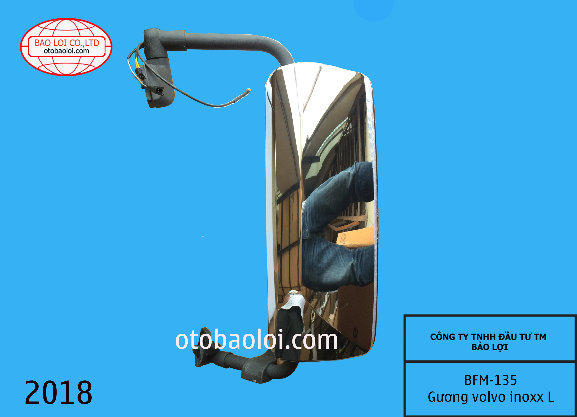 Gương volvo inoxx L