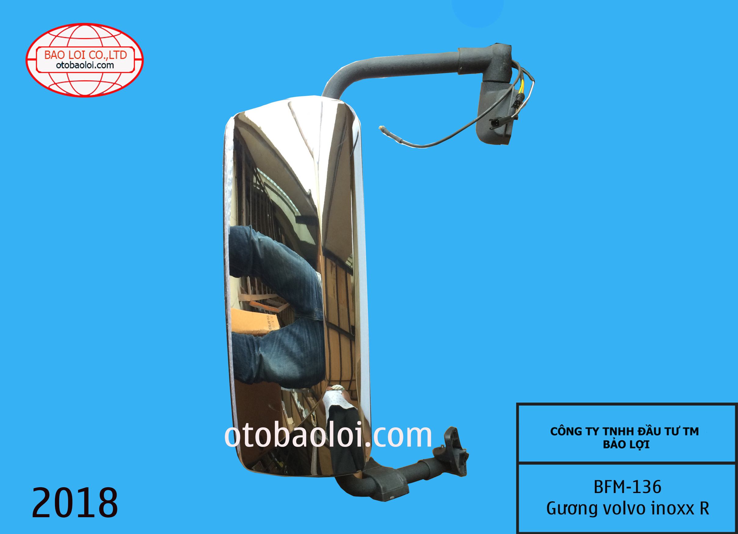 Gương volvo inoxx R