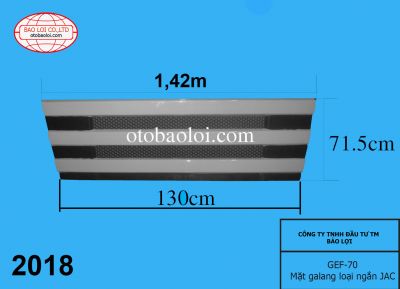 Mặt galang loại ngắn JAC