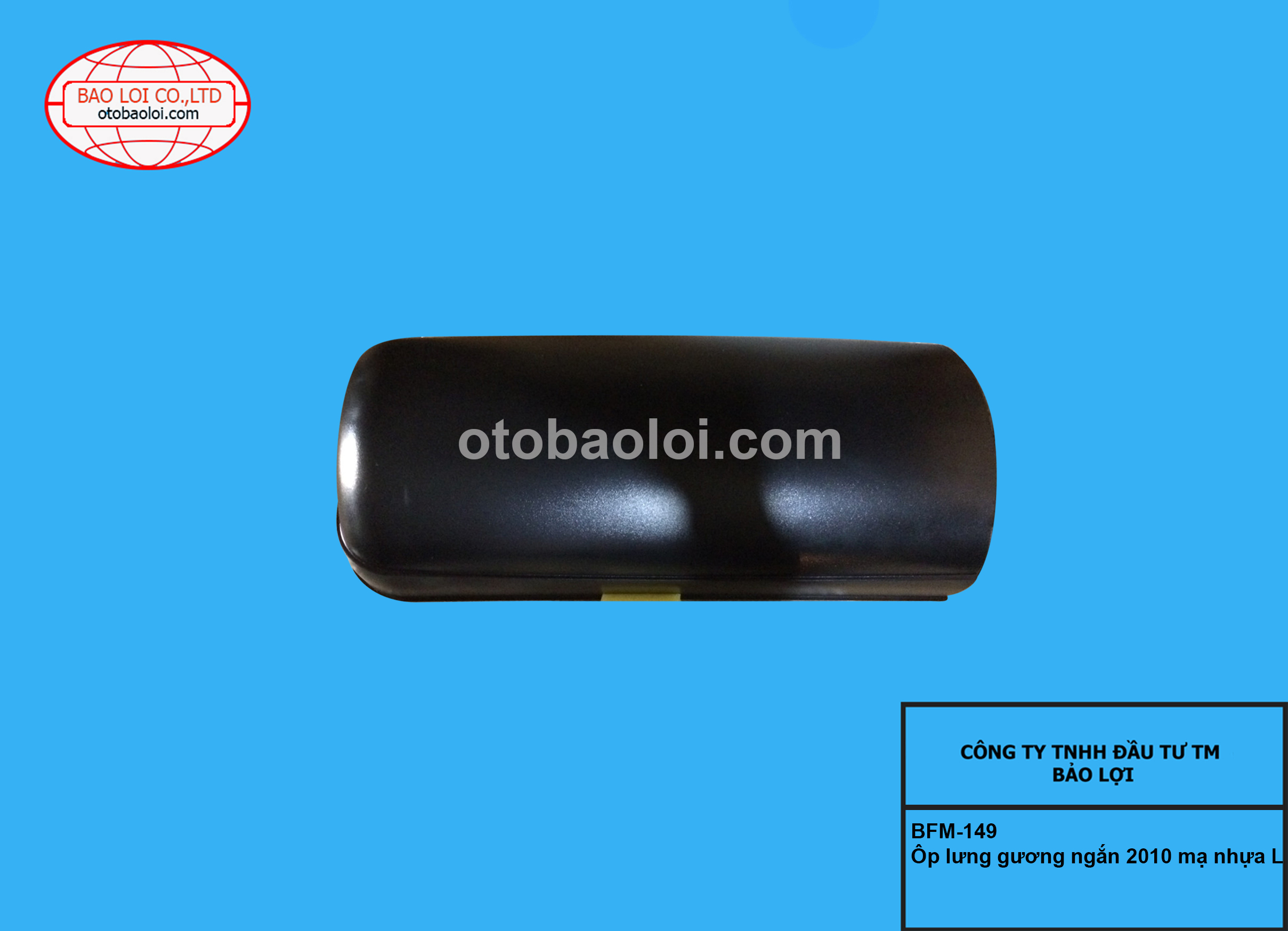 Ôp lưng gương ngắn 2010 mạ nhựa L