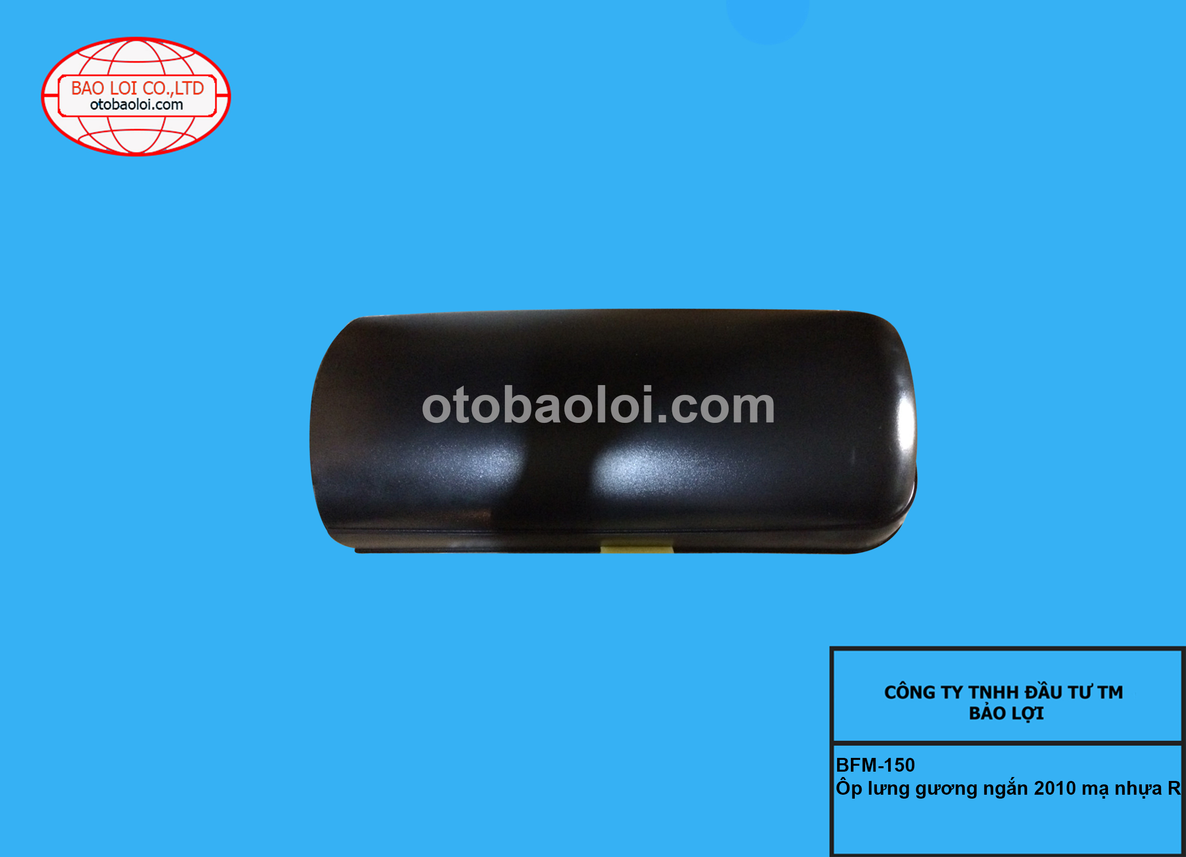 Ôp lưng gương ngắn 2010 mạ nhựa R