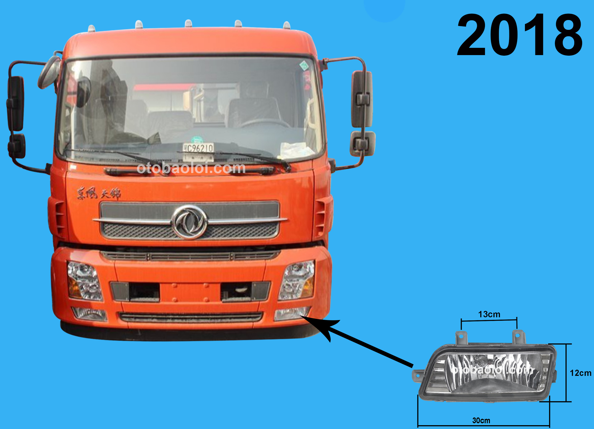 Đèn gầm bên L đời đứng I HH8Tan