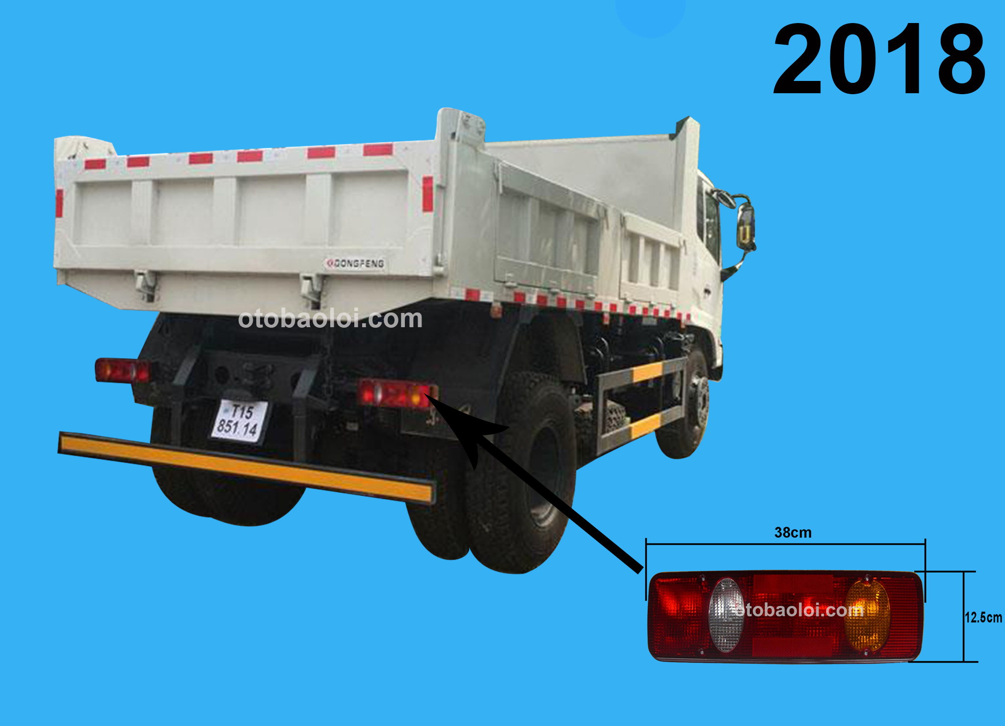 Đèn hậu HH 8 tấn đời 3 L