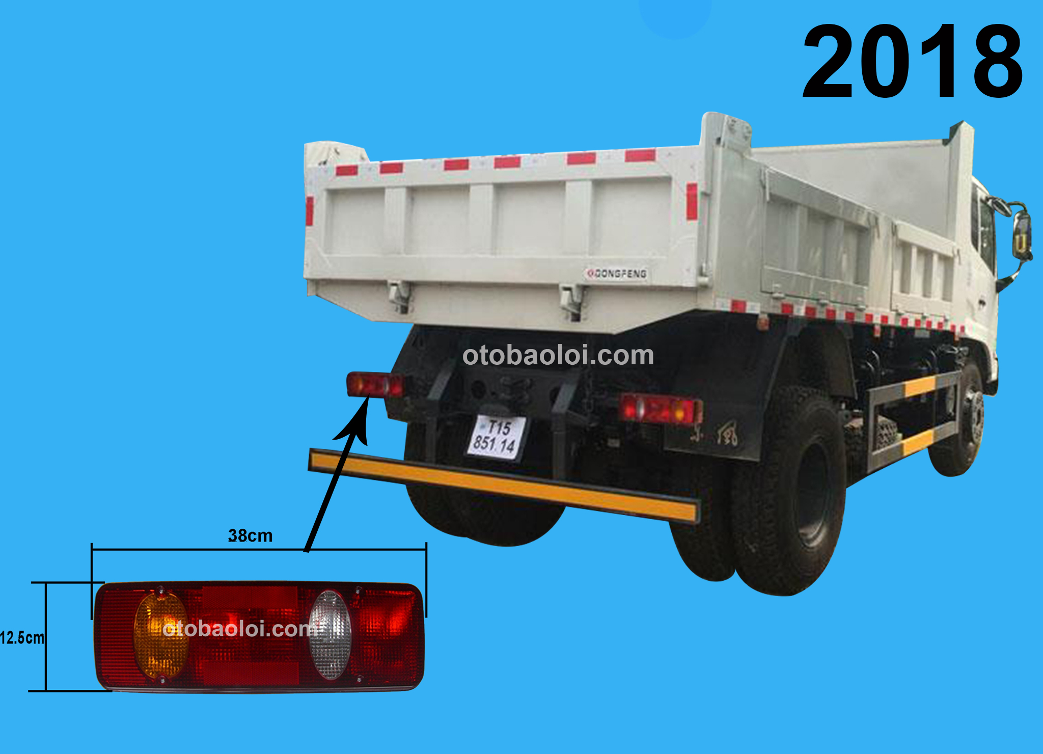 Đèn hậu HH 8 tấn đời 3 R