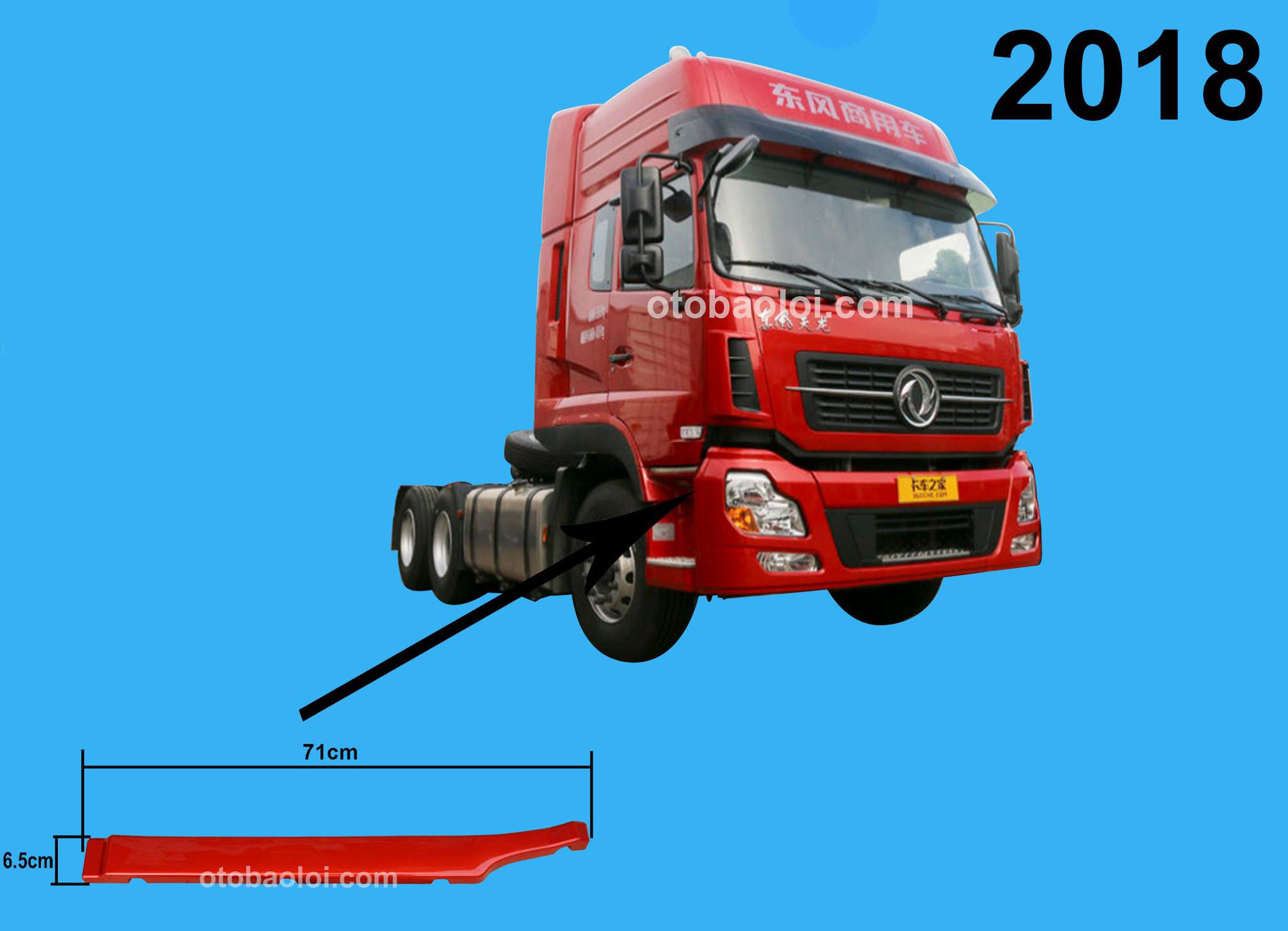 Nẹp trang trí khoang đèn pha mới R DPTL