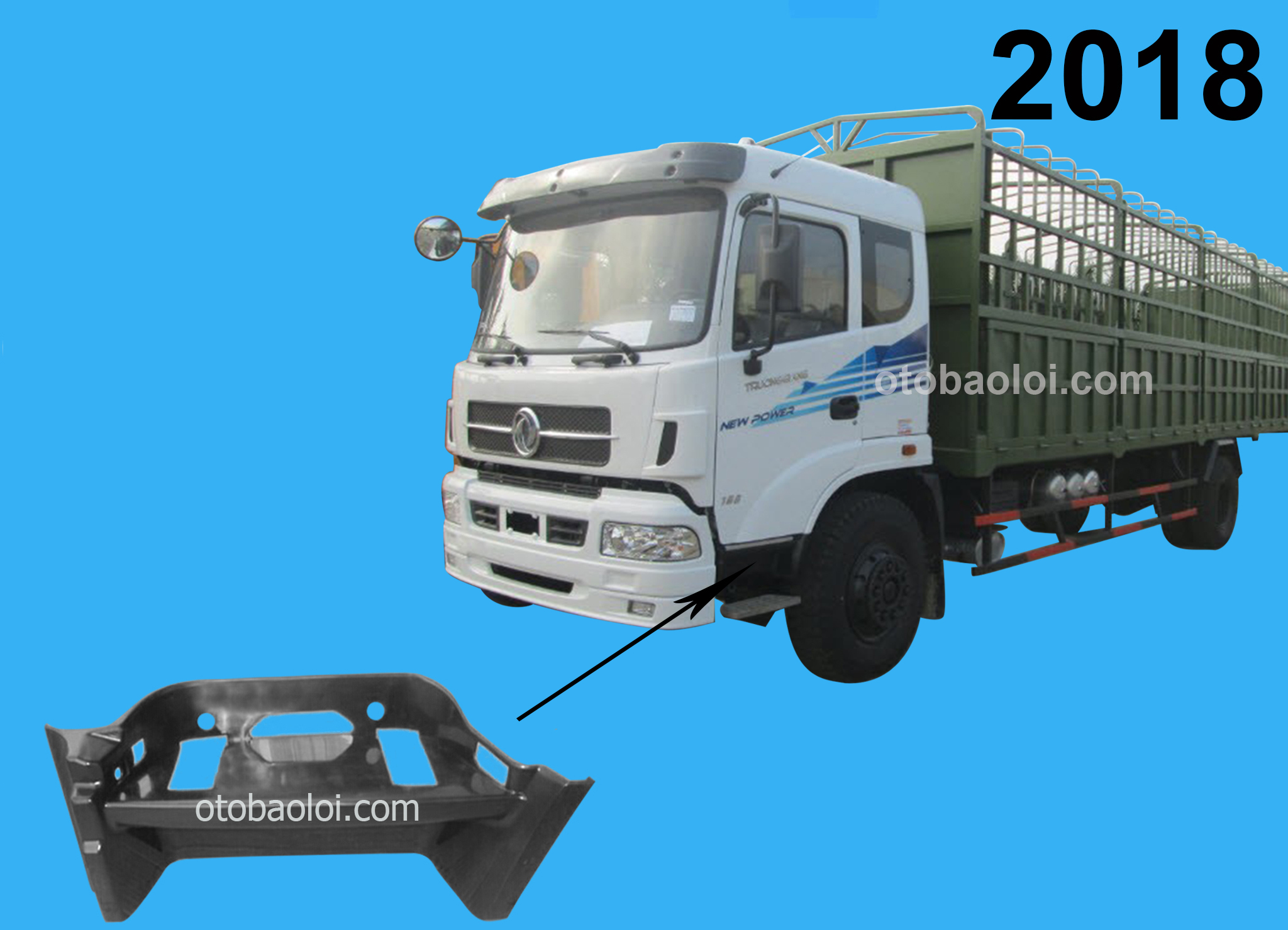 Ốp bậc lên xuống DF Trường Giang 8 tấn L