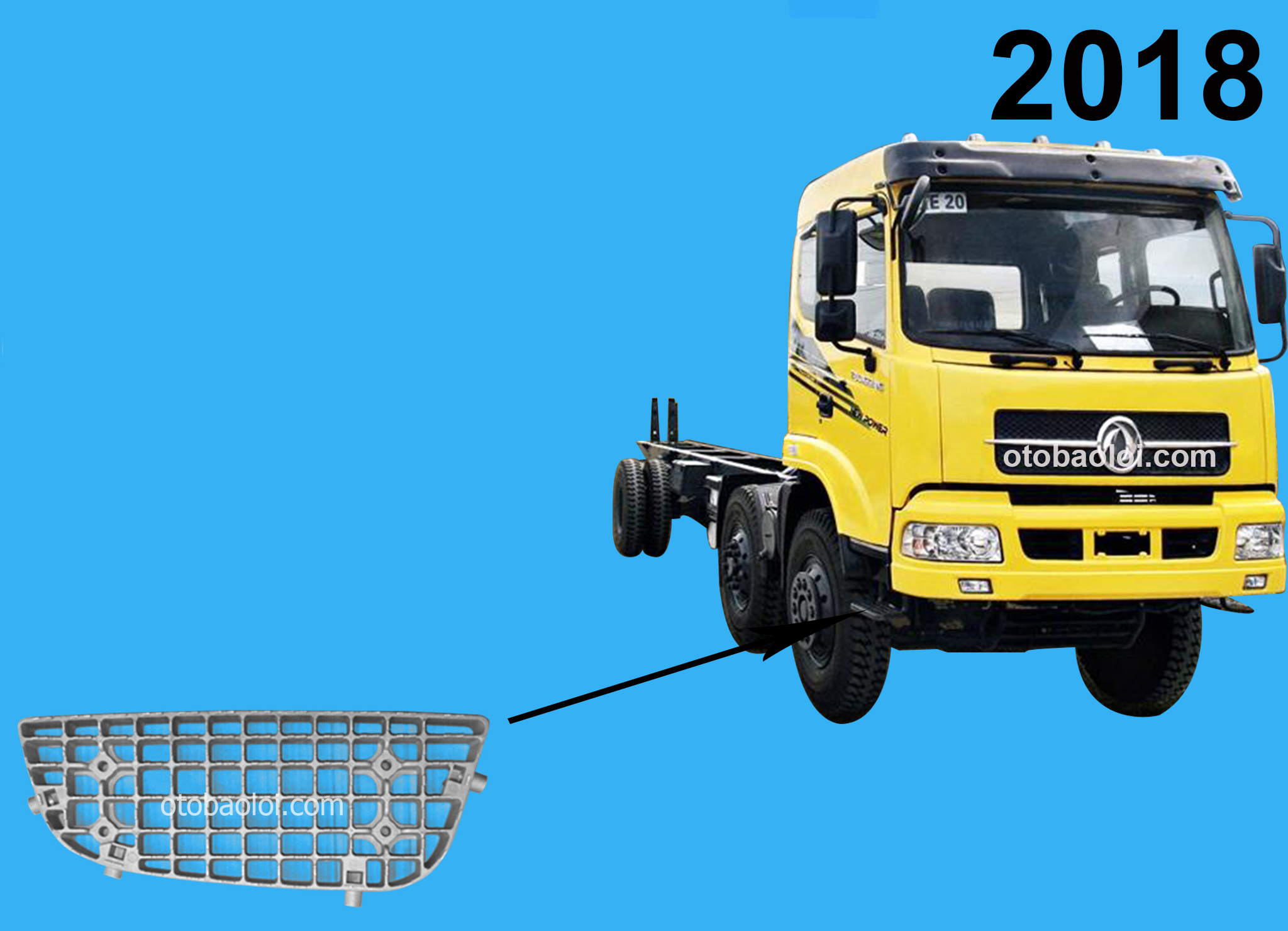 Bậc lên xuống trên DF Trường Giang 8 tấn R