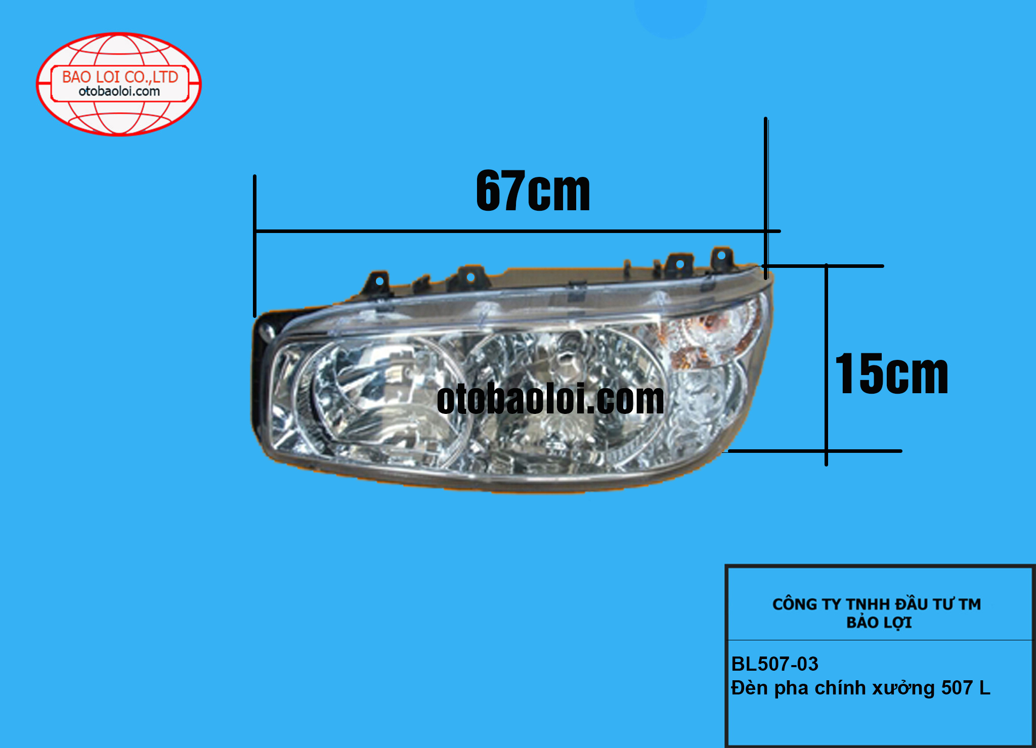 Đèn pha chính xưởng 507 L