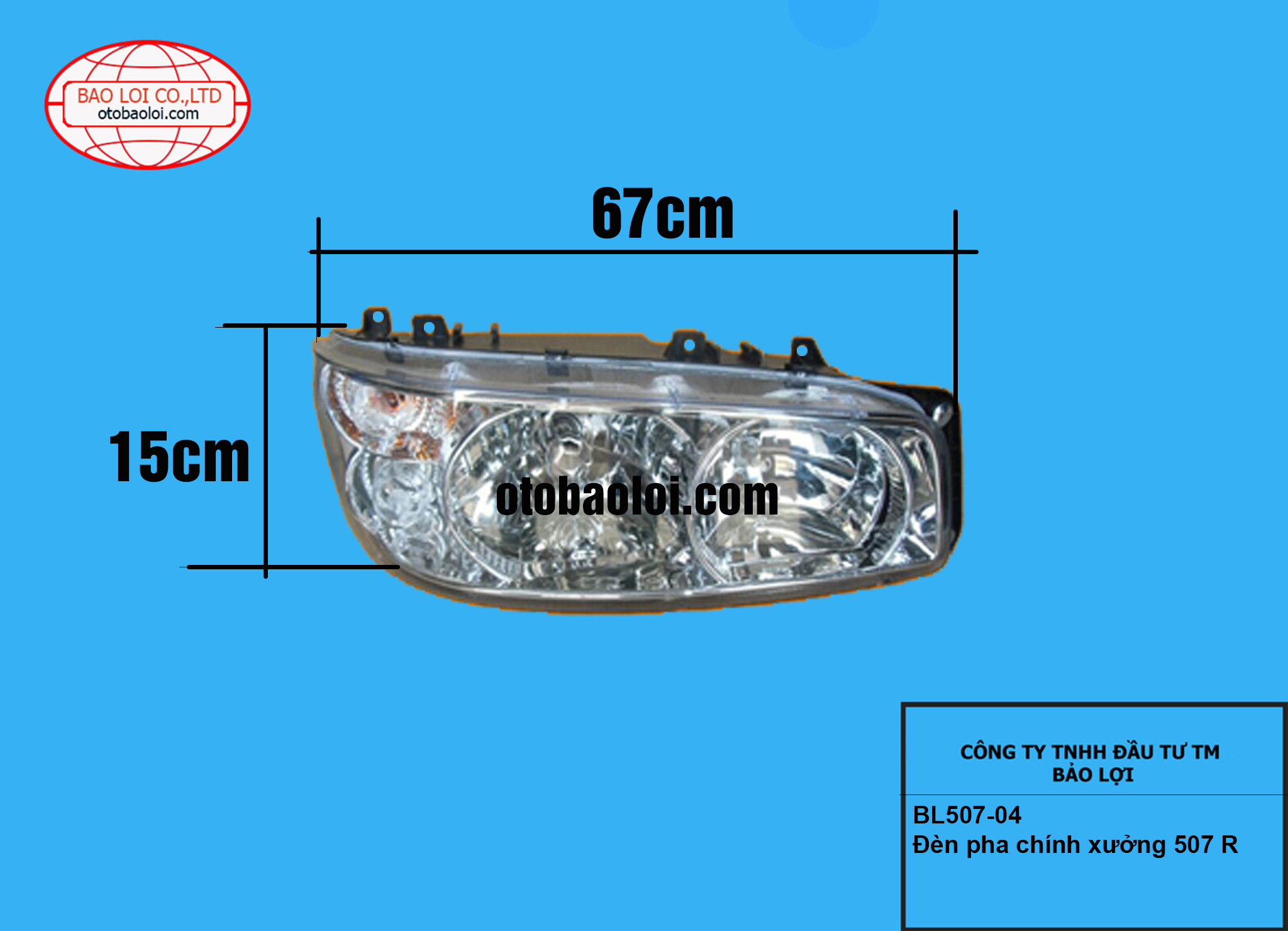 Đèn pha chính xưởng 507 R
