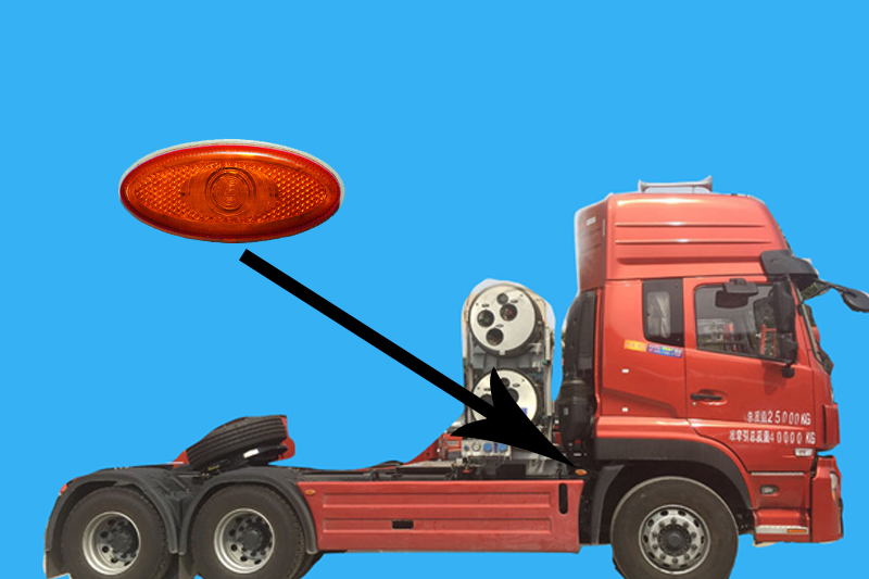 Đèn sườn xe Dongfeng 375 R