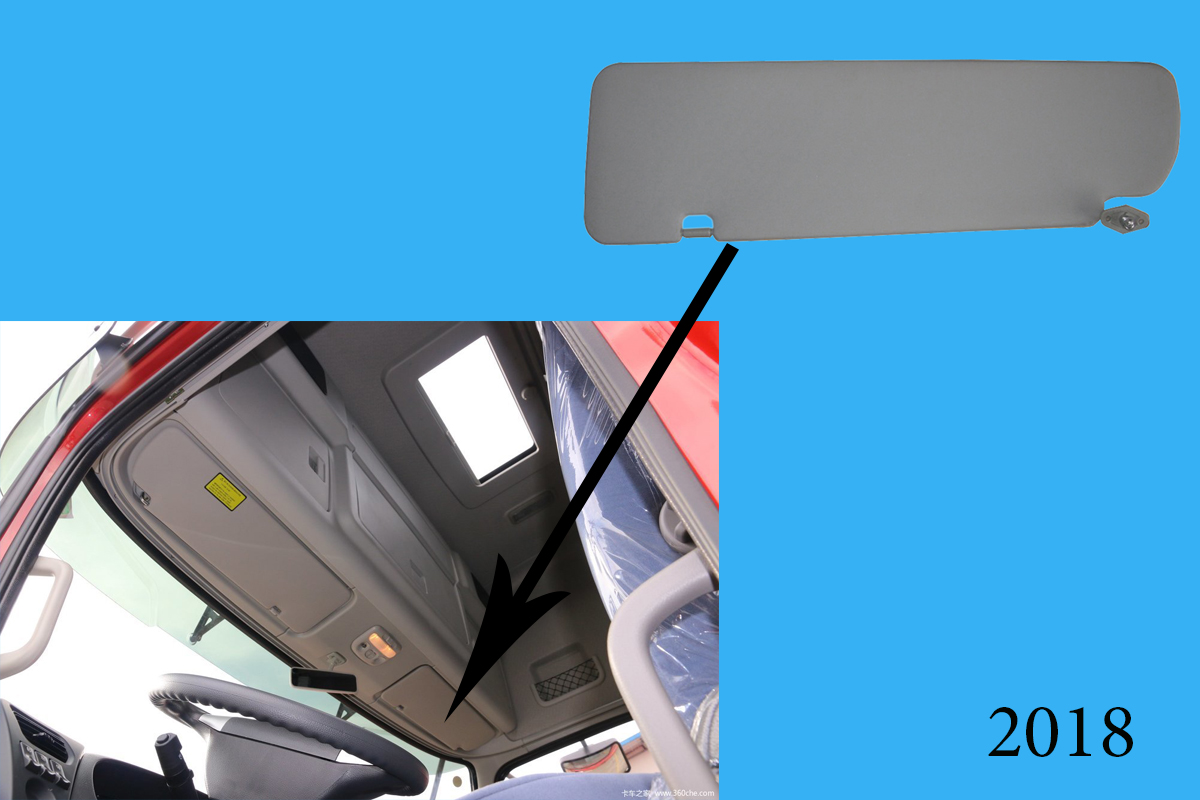 Chắn nắng trong cabin DF Thiên Long L