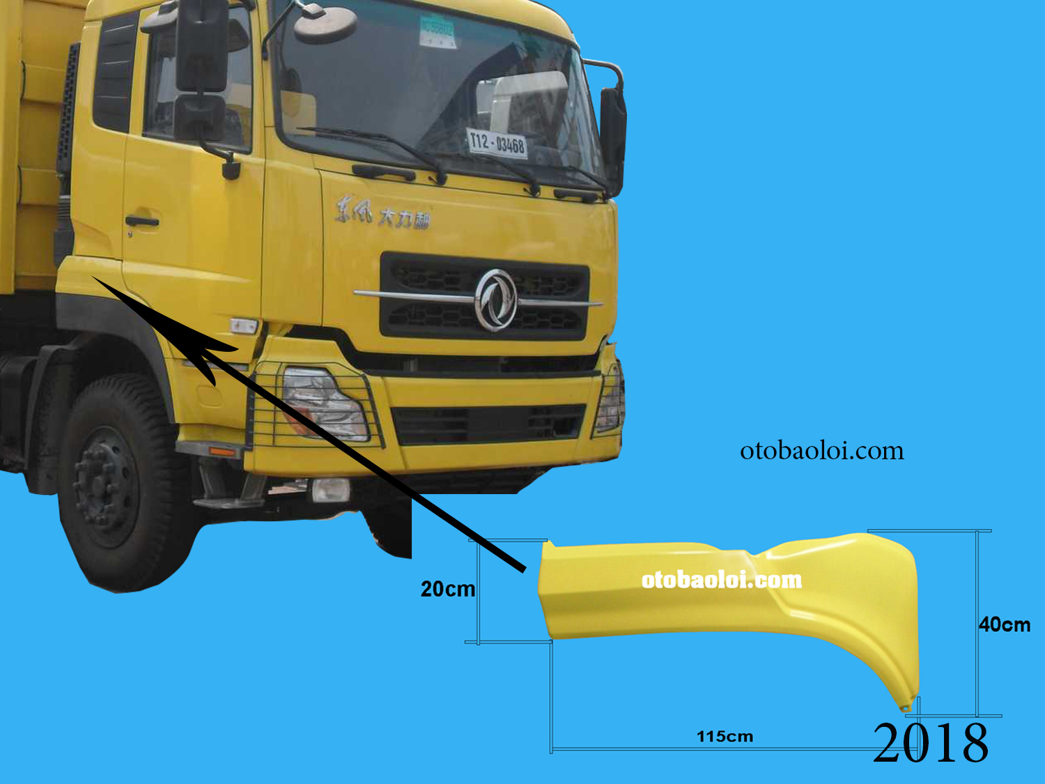 Vè xe loại mộc màu đen DF Ben R .