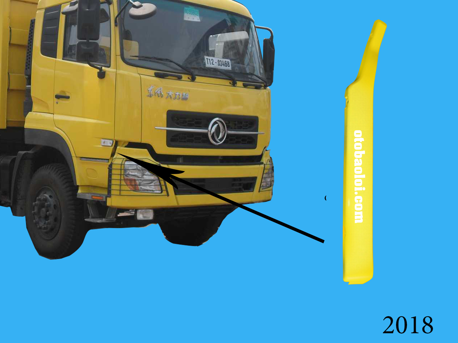 Nẹp khoang đèn pha DF Ben R .