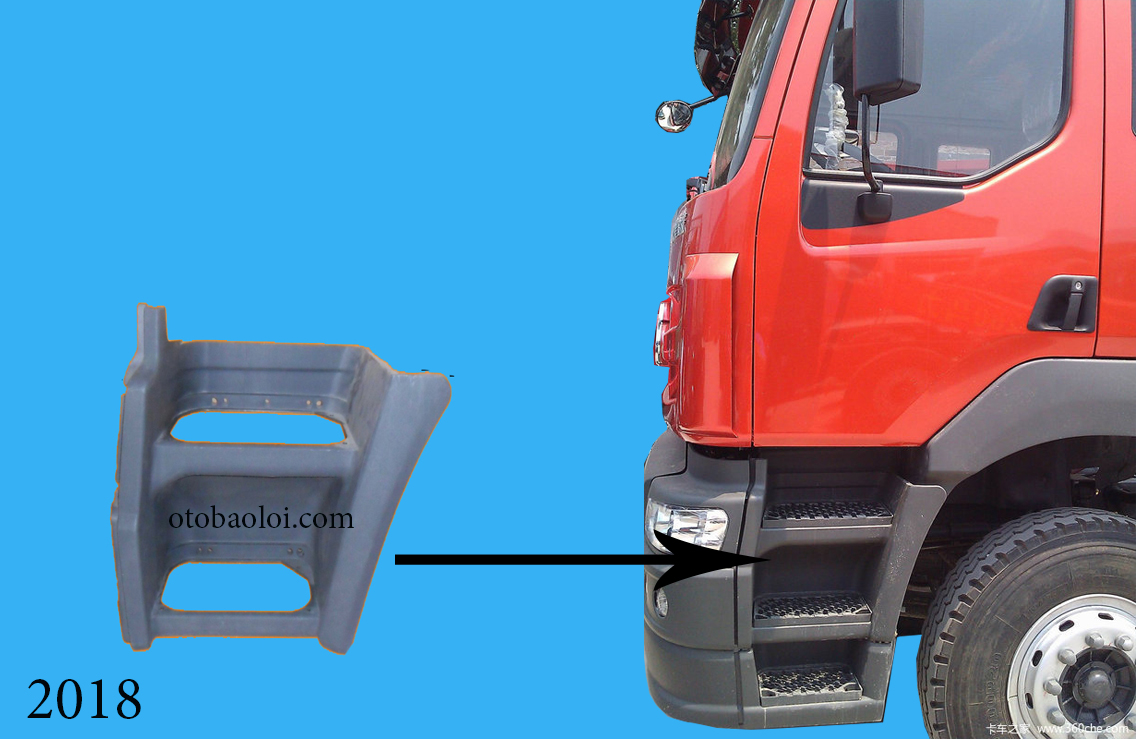 Ốp bậc lên xuống trên bên lái BL507