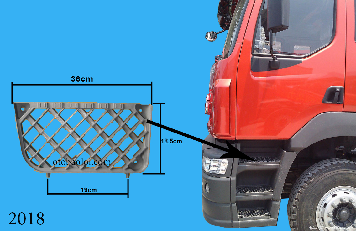 Bậc lên xuống trên bên lái BL507