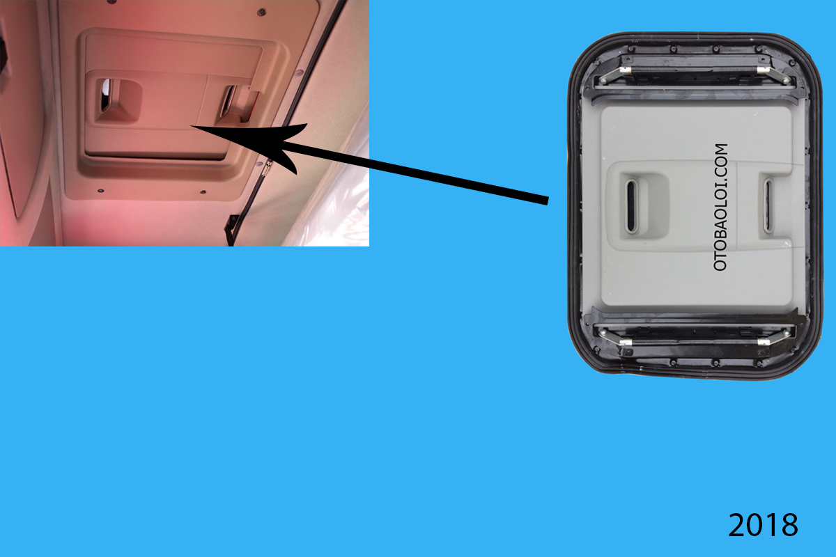 Cửa thông gió trên nóc cabin DF507