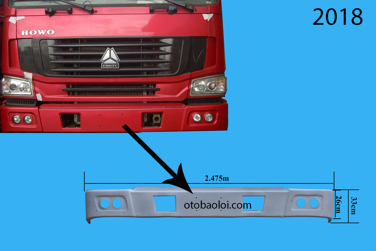 Badosoc nhựa xe ben 2007 HW