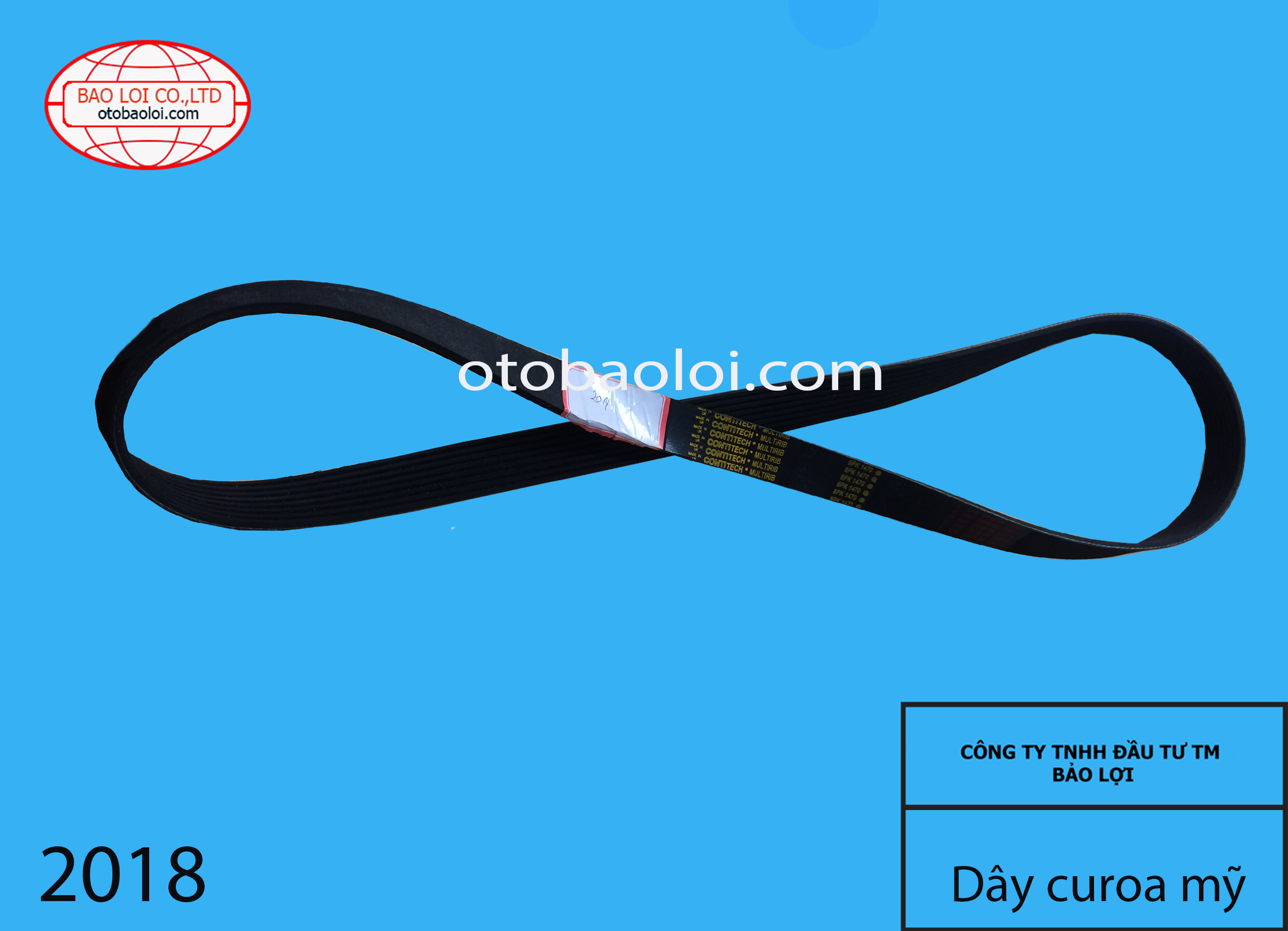 Dây curoa mỹ 8pk-2015pk