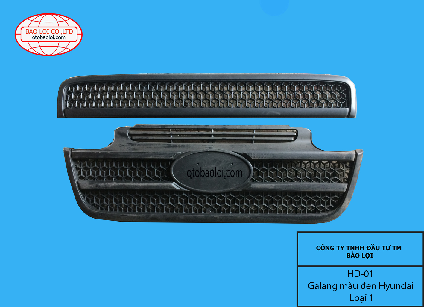 Galang màu đen Hyundai Loại 1