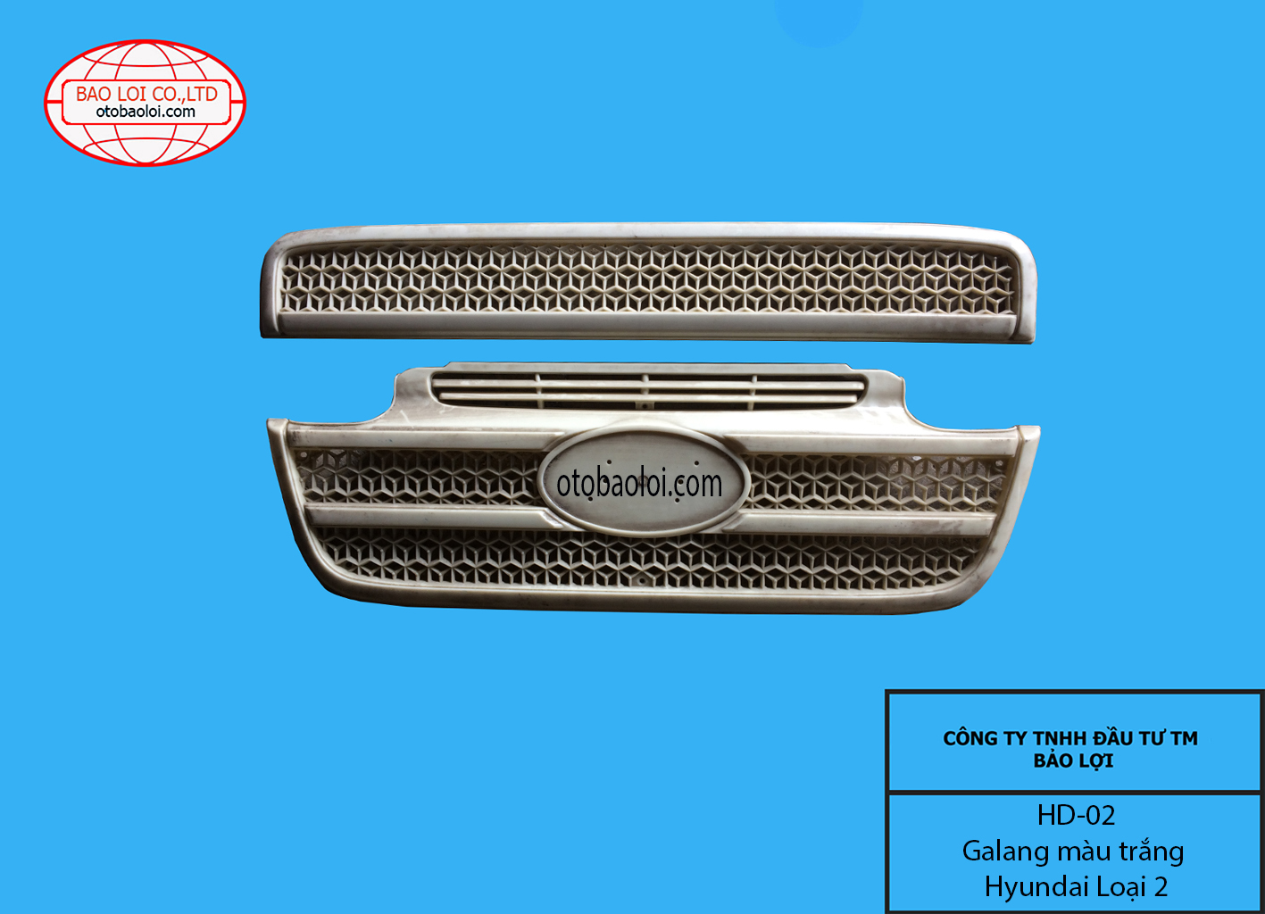 Galang màu trắng Hyundai Loại 2