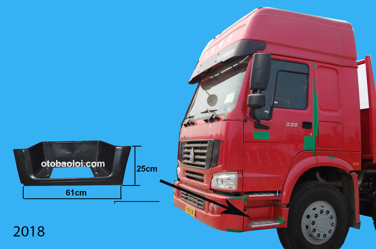 Ốp bậc LX xe ben 2008 sơn L HW