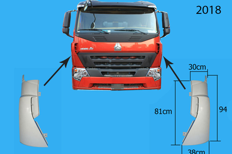 Ốp gió loại ngắn Howo A7 R