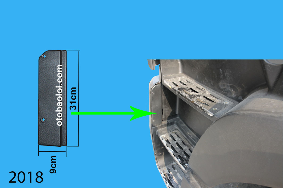 Trang trí khoang đèn pha Howo A7 L