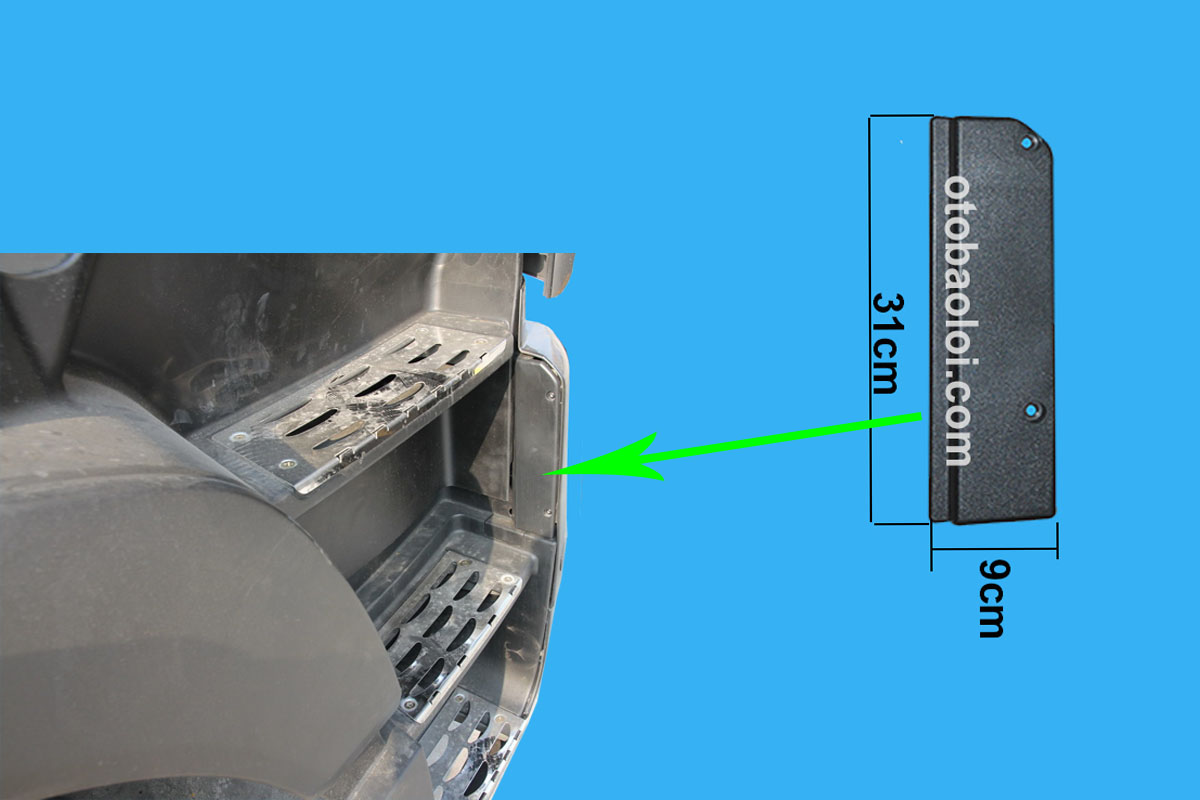 Trang trí khoang đèn pha Howo A7 R