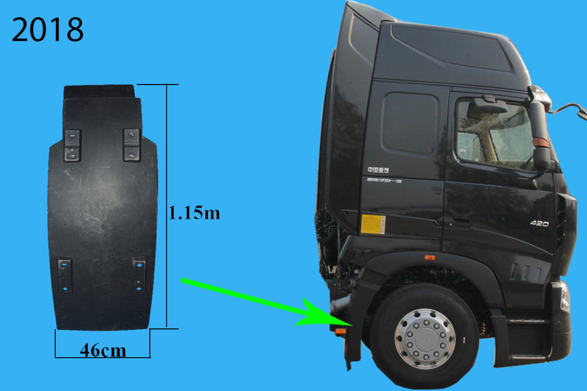 Chắn bùn sau bánh trước chính xưởng Howo A7 R