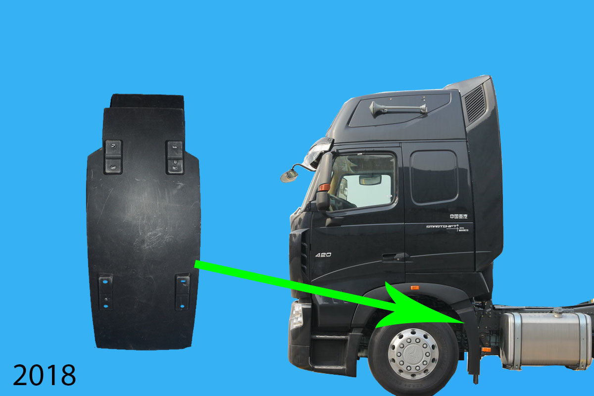 Chắn bùn sau bánh trước chính xưởng Howo A7 L