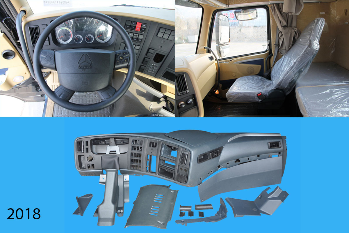 Táp lô bàn thờ màu ghi Howo A7 