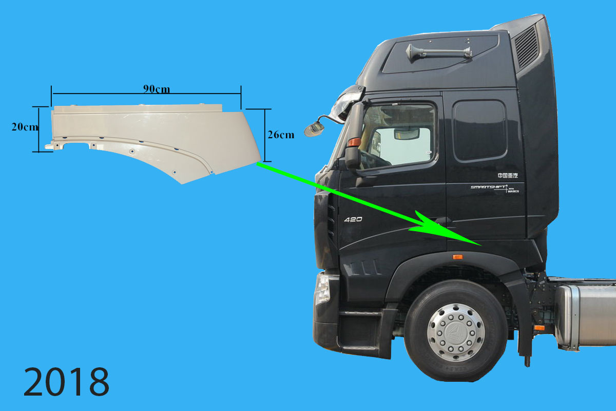 Vè xe đoạn sau bản hẹp Howo A7 L