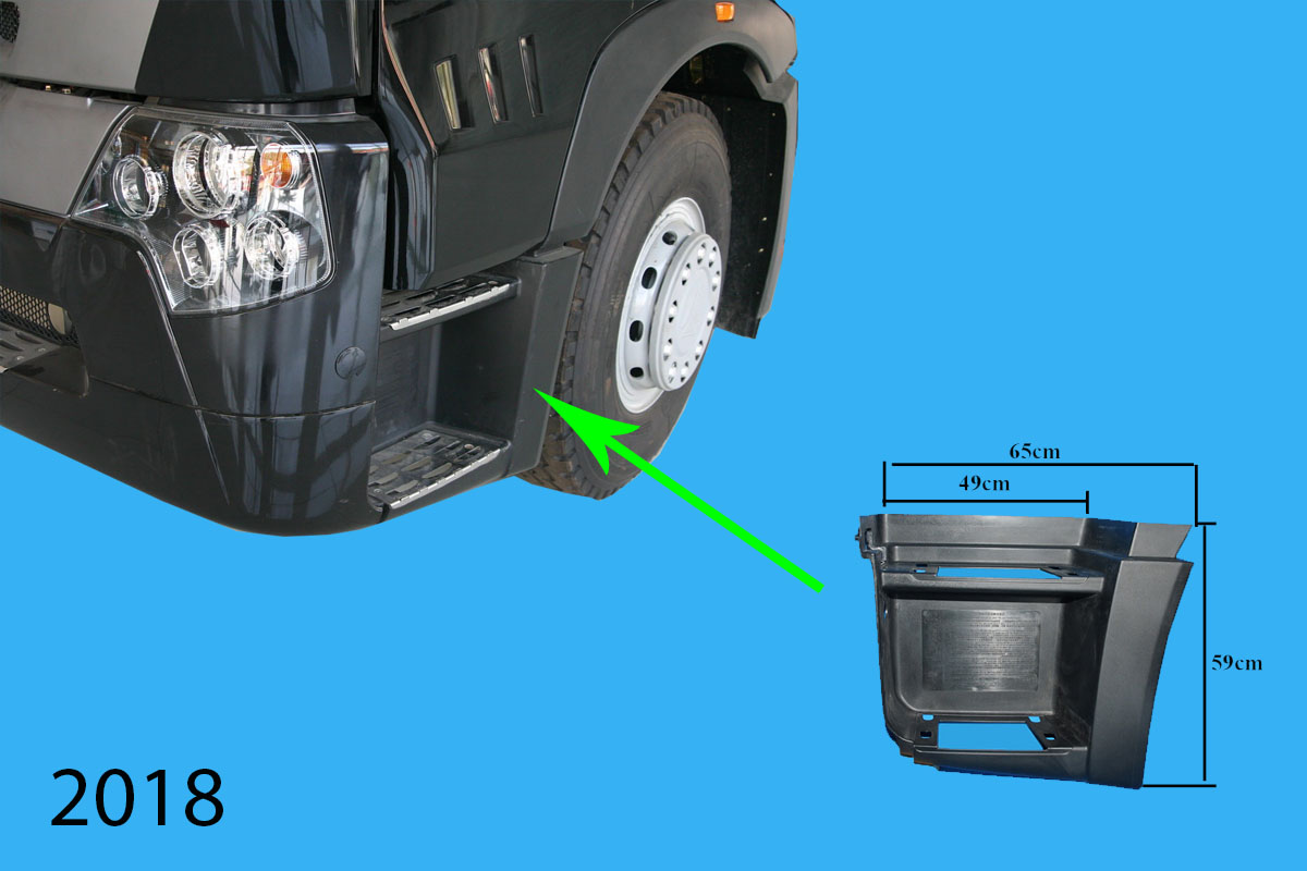 Ốp bậc lên xuống 1 bậc Howo A7 L