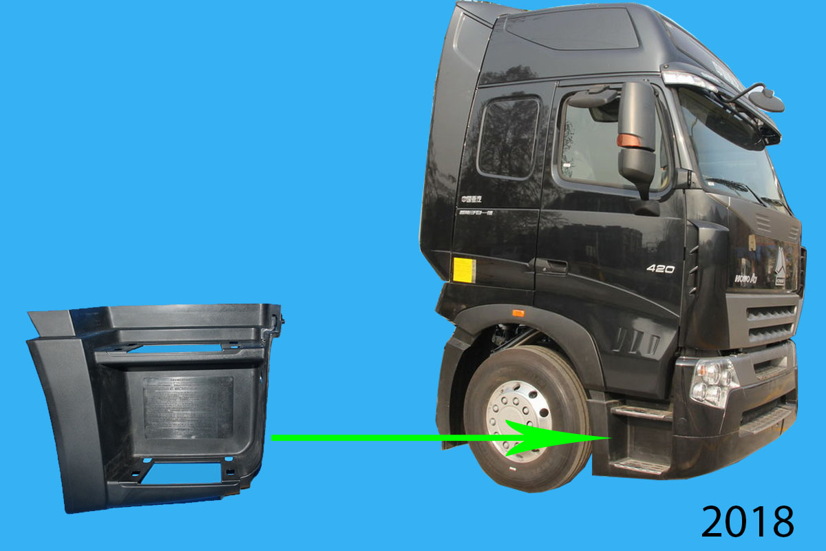 Ốp bậc lên xuống 1 bậc Howo A7 R