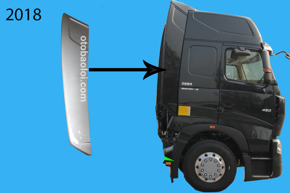 Lướt gió sau cabin nóc cao Howo A7 R