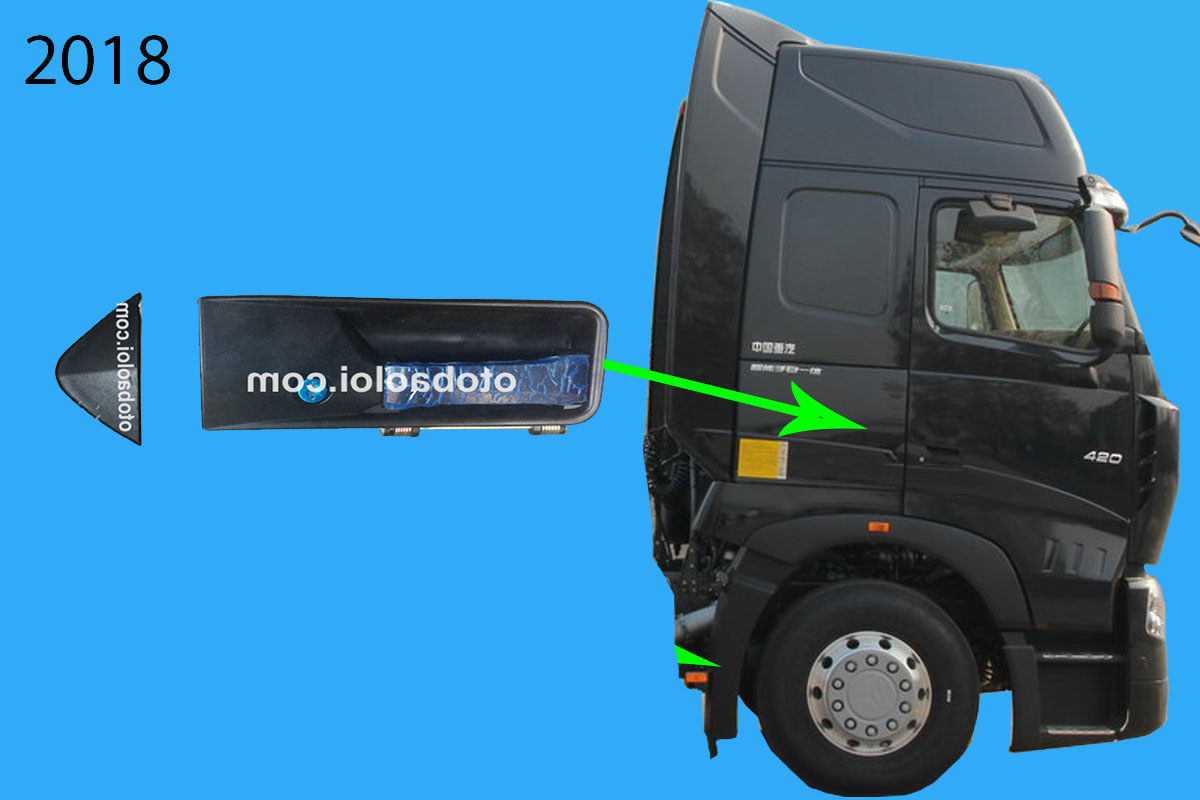 Trang trí tay mở cửa ngoài R Howo A7